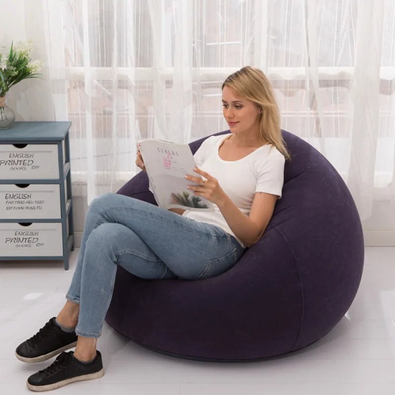 Inflatable Lazy Sofa Folding Portable Pvc Inflatable Air Chair for Living Room