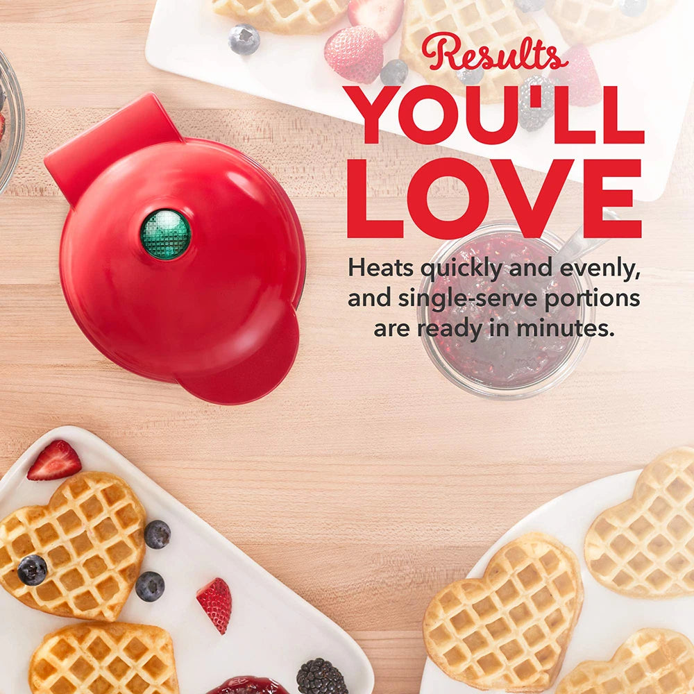 Electric Waffle Machine Portable Home Breakfast Machine Waffle Maker