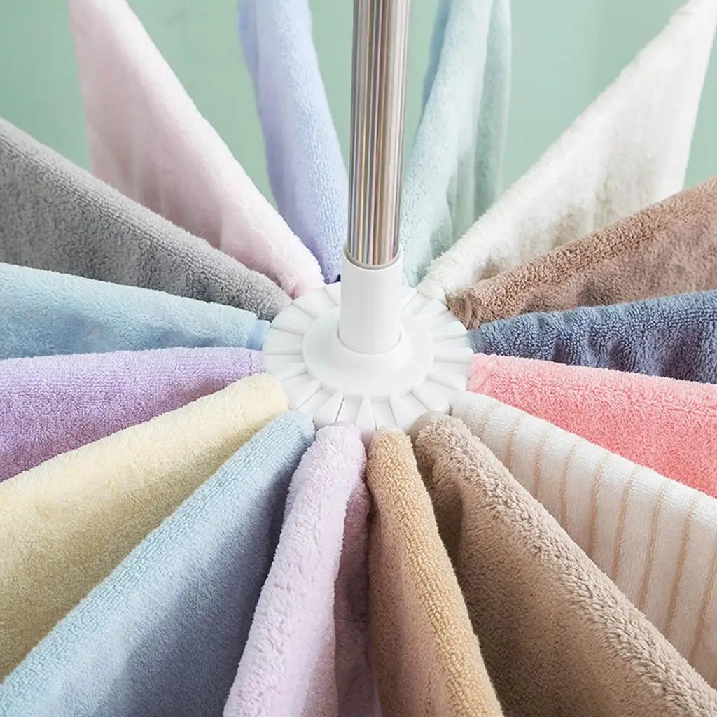 Foldable Clothes Drying Rack Stainless Steel Stand Adjustable Garment Clothing Hanger for Indoor Outdoor Portable Clothes Rack