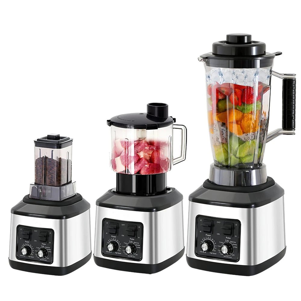 3 in 1 Electric Blender 9500W fuel Multifunctional mixed Juicer Smoothie Maker 3L + 1. 5l + 0.5L Container Food Processor boxer