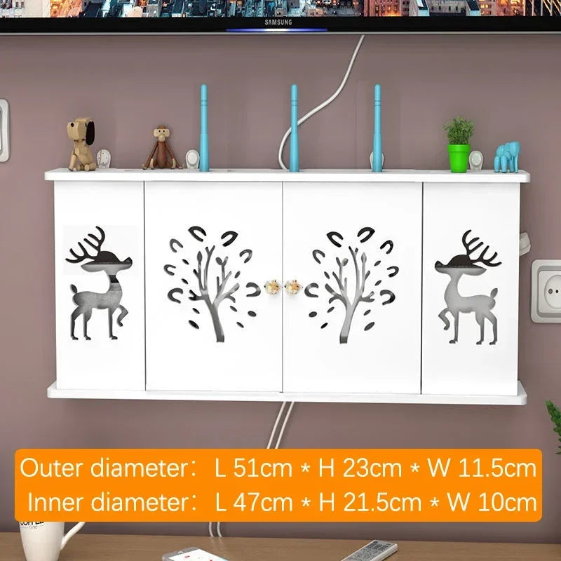 Wireless Wifi Router Shelf And Storage Box - Motionshop