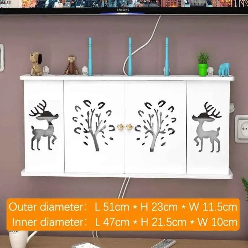Wireless Wifi Router Shelf And Storage Box
