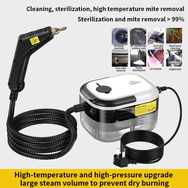 High PressureTemperature Steam Cleaner Steam Mop Sterilization Handhled