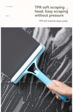 3-in-1 Glass Cleaning Tool for Home Bathroom Mirror and Windows, Water Wiper Squeegee for Shower and Glass Surfaces
