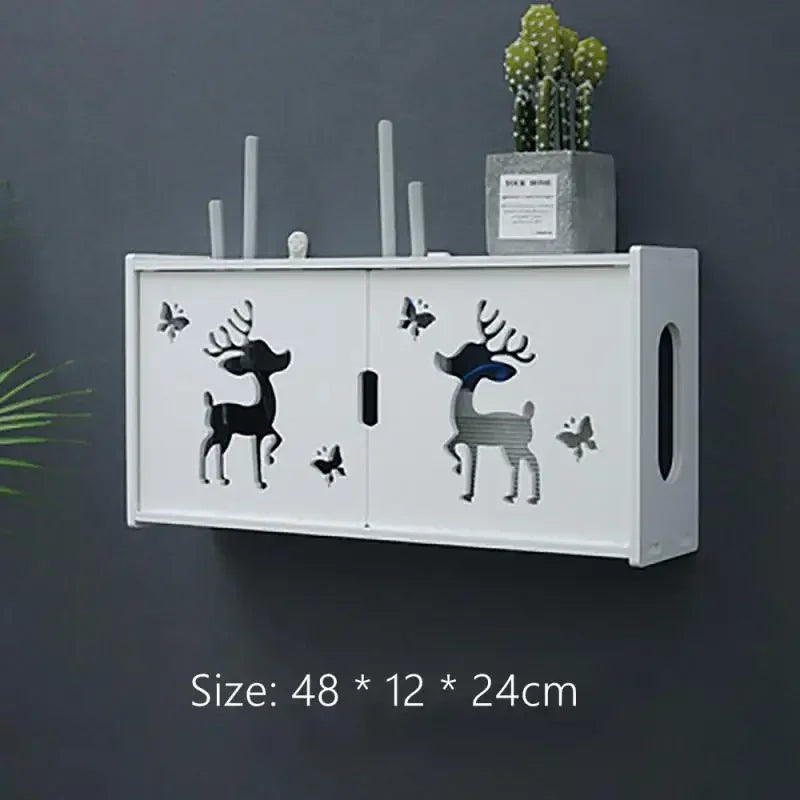 Wireless Wifi Router Shelf And Storage Box - Motionshop