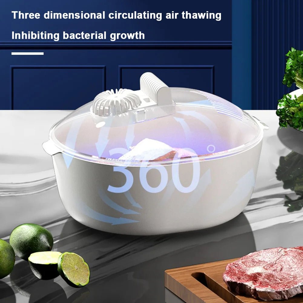 4 in 1 Defrosting Tray Physical Thawing Plate Frozen Meat Circulating Defroster