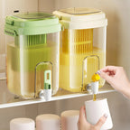 Fridge Beverage Dispenser Water Jug With Tap Large Capacity Cold Kettle Juice Jug Cold Kettle Cool Water Bucket for Home