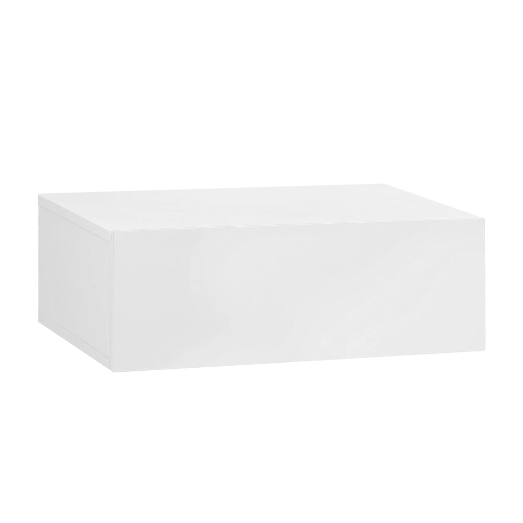 WOLTU 2PCS/Set Modern Bedroom Nightstand Hanging Bedside Table Wall Mounted Bedside Cabinet with Drawer for Living Room
