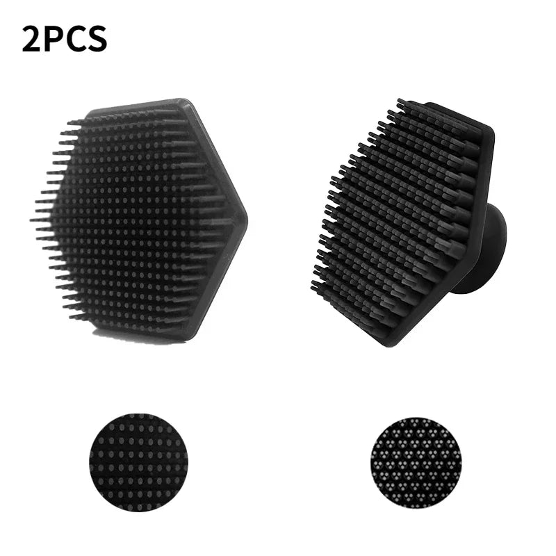 Men Facial Cleaning Brush Scrubber Silicone Miniature Face Deep Clean Shave Massage Face Scrub Brush Face Cleaner - Motionshop