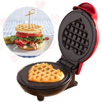 Electric Waffle Machine Portable Home Breakfast Machine Waffle Maker