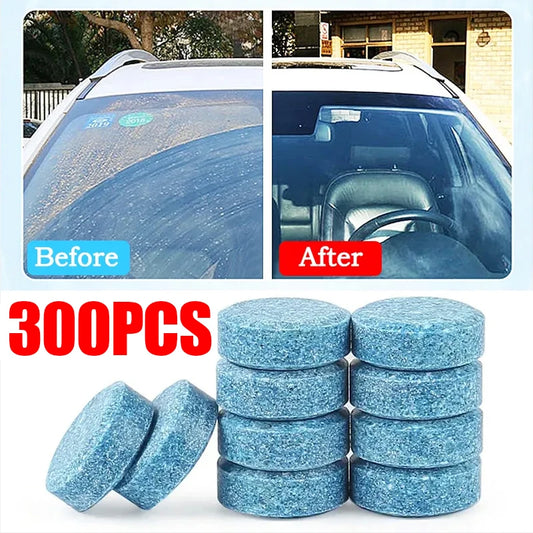 Effervescent Car Glass Cleaner – Solid Windshield Tablets - Motionshop