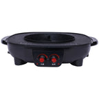 2-in-1 Electric Grill Hot Pot Electric Grill 2000W Hot Pot Shabu Shabu Hot Pot with Grill for 5-6 People