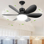 40W Ceiling Fan Light E27 with Remote LED Dimming Function Suitable for Living Room Study and Home use 85-265V