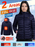 Smart Heating Jacket heating zone, 4 Switches, 3 temperature options