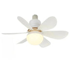 40W Ceiling Fan Light E27 with Remote LED Dimming Function Suitable for Living Room Study and Home use 85-265V
