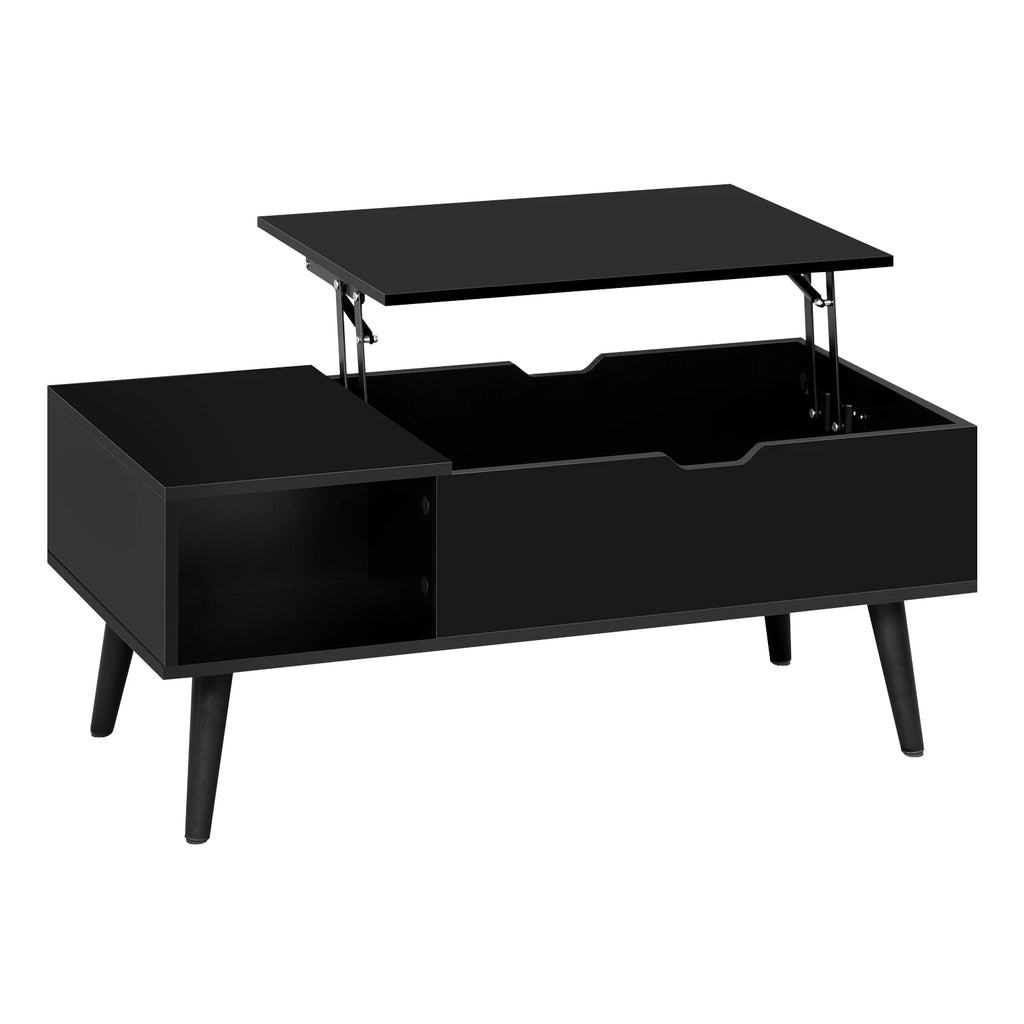 WOLTU Height-Adjustable Coffee Table Living Room Table with Hidden Storage Lifting Board Folding Table for Side Sofa Decor Home