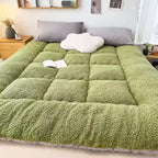 Mattress Topper Warm Lamb Fleece Mattress Upholstered Bed Winter Student Dormitory Sleeping Pad Single Double Floor Mat