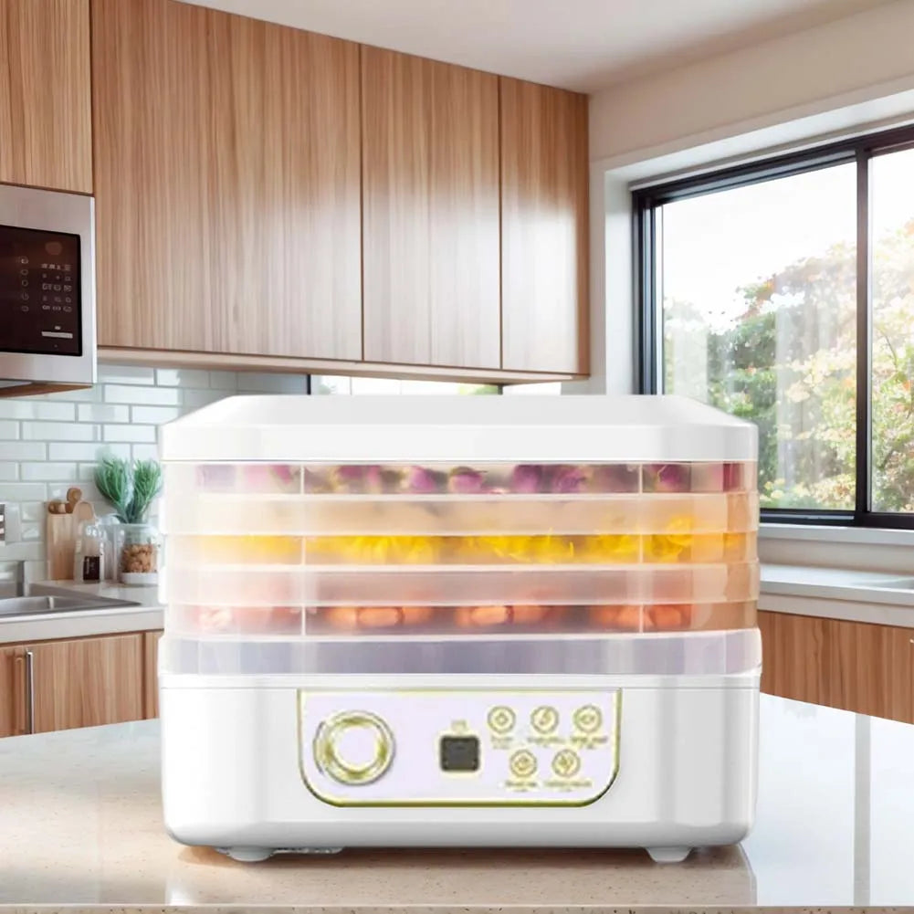 Fruit Jerky Maker 220V Temperature Adjustable 0-70 Degree Food Meat Dehydrator Machine for Fruits Meat Vegetables Candy & Snacks Motionshop