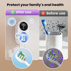 Toothbrush Holder Cleaner Holder/Dryer Light Cleaning and Air Drying Automatic