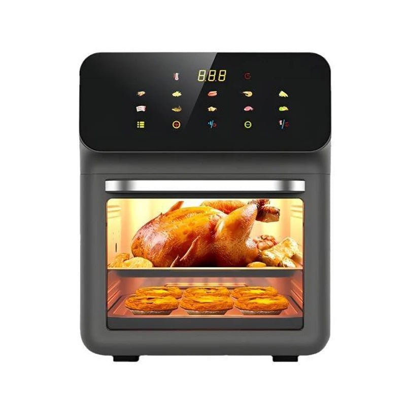 10L Large Capacity Electric Air Fryers Oil-free Automatic 360°Baking Convection