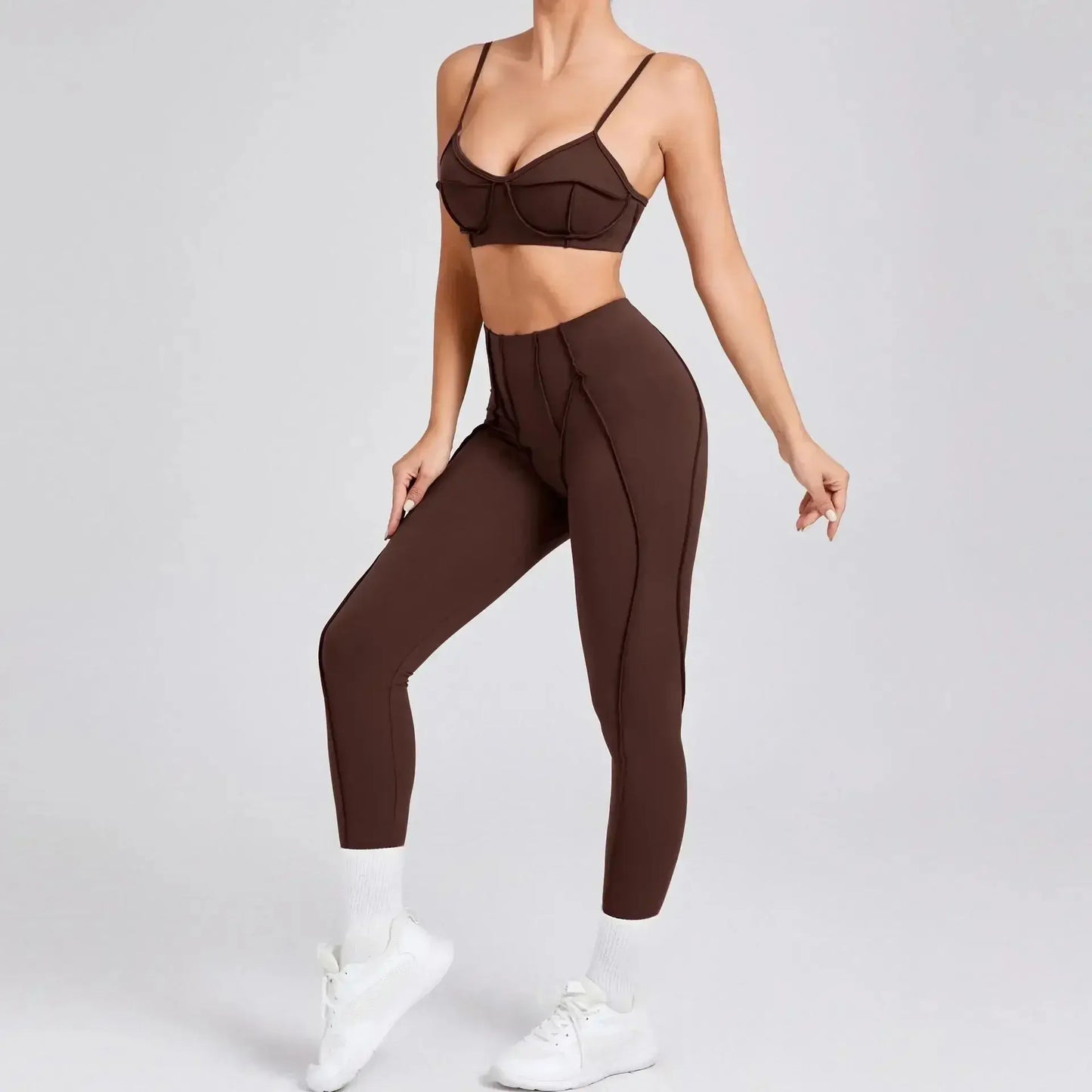 Yoga And Sports High Waist Hip-Lifting Set