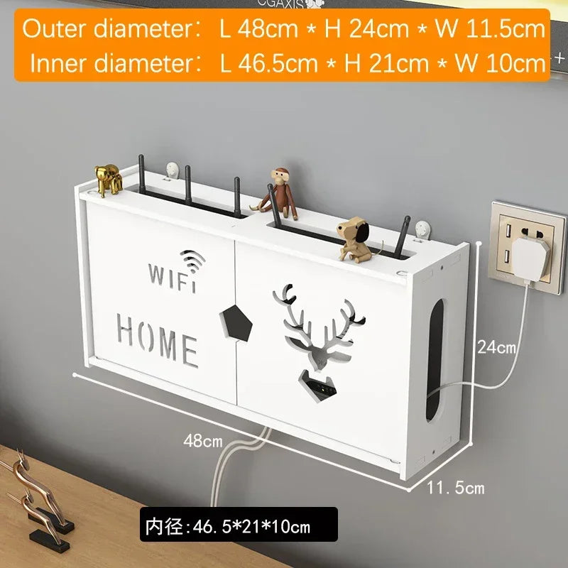 Wireless Wifi Router Shelf And Storage Box - Motionshop