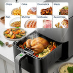 1450W 5L Air Fryer Healthy Airfryer for Baby & Family Perfect for Baby Weaning & Family Meals