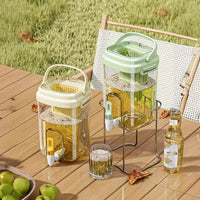 2L Cold Water Pitcher Faucet with Filter Beverage Bucket Refrigerator Beverage Dispenser Large Capacity Summer Drink Container