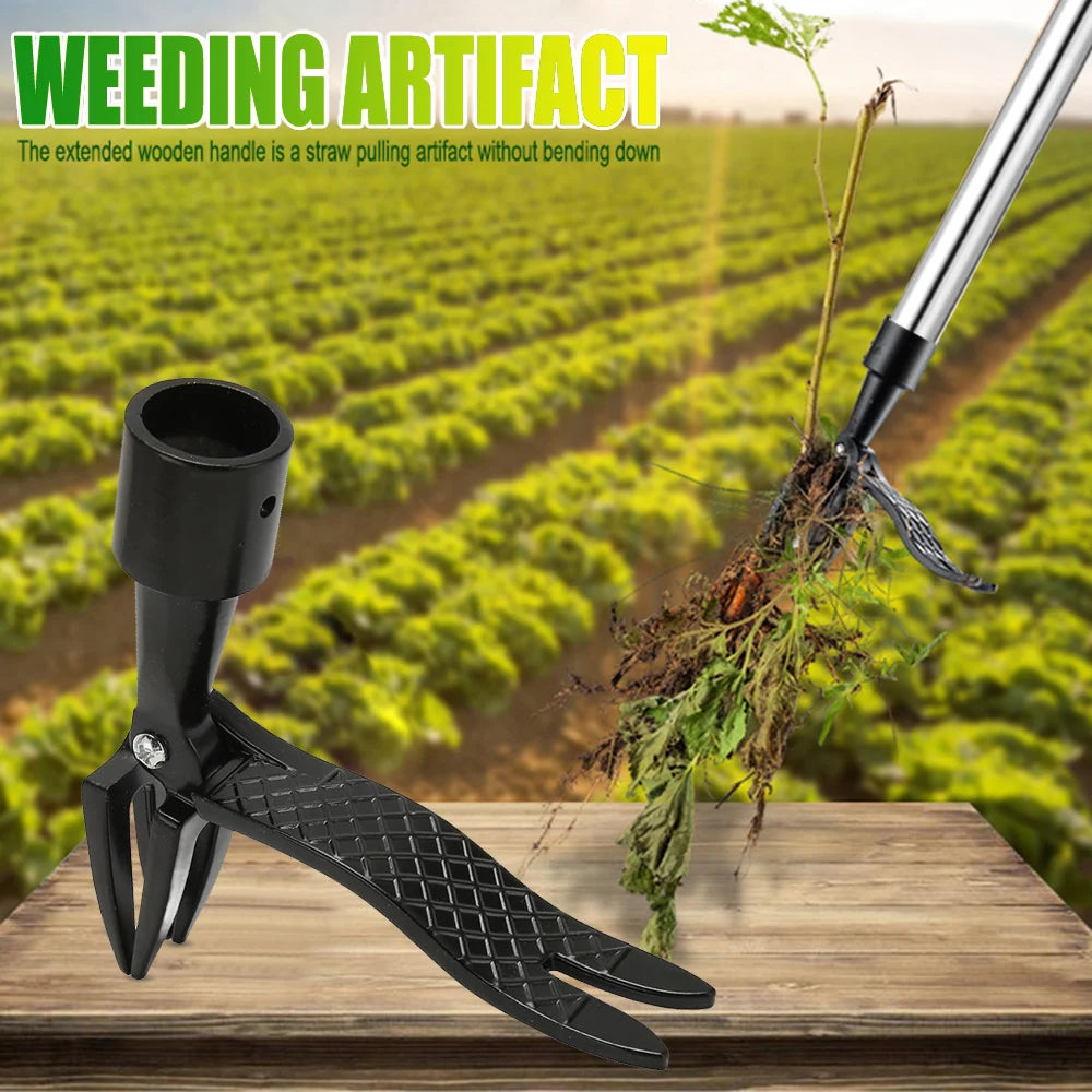 Outdoor Stand Up Weed Puller – Manual Root Remover Tool - Motionshop