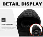 USB Electric Self Heating Jacket Winter Coat Warm Clothing 2-21 Areas