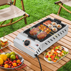 2500W BBQ Grill, Electric Barbecue Grill, Adjustable Temp Electric Griller