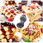 Electric Waffle Machine Portable Home Breakfast Machine Waffle Maker