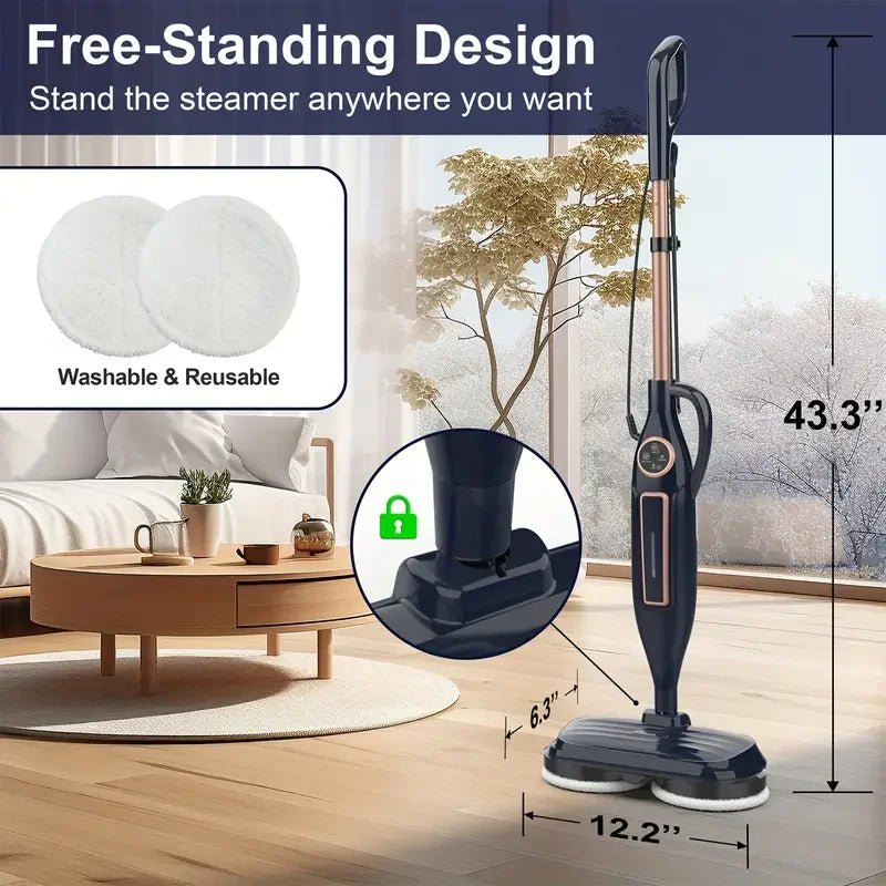 Vacuum Cleaner Mop with Rotation Mop Pad 10 in 1 Lightweight Spin Mop 1300W