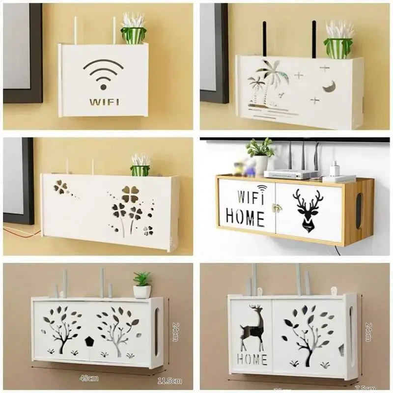 Wireless Wifi Router Shelf And Storage Box