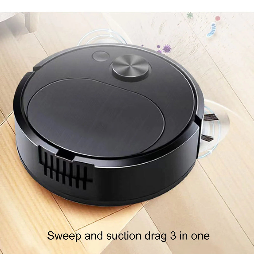 3In1 Intelligent Sweeping Robot Vacuum Cleaner Low Noise Floor Sweeper Rechargeable Automatic Home Office Vacuum Carpet Cleaner
