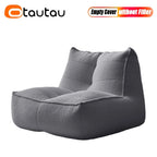 OTAUTAU Bean Bag Lounger Cover Without Filler Floor Seat Beanbag Sofa Bed Ottoman Pouf Footrest Stool SF196