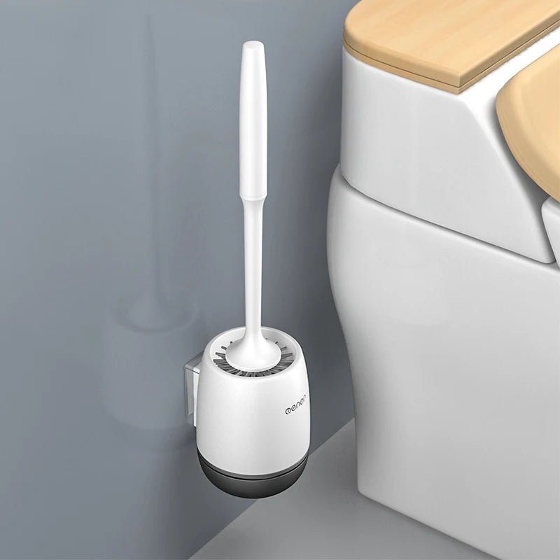 Silicone Toilet Brush Cleaner Brush Wall Floor Bathtubs And Accessories Cleaning Tools Cleanliness Bathroom Accessories - Motionshop