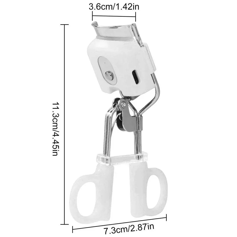 Electric Eyelash Curler Portable Electric Heated Comb Eye Lash Perm Long Lasting Eyelashes Thermal Eyelash Curler Makeup Tools - Motionshop