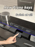 Stainless Steel Kitchen Sink With Waterfall Extra Large Single Bowl Digital Display Multifunctional Dishwashing Sinks