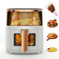 1800W 6L Multi-Functional Air Fryer with Viewing Window, 8 Cooking Functions &Digital Display & Timer Function