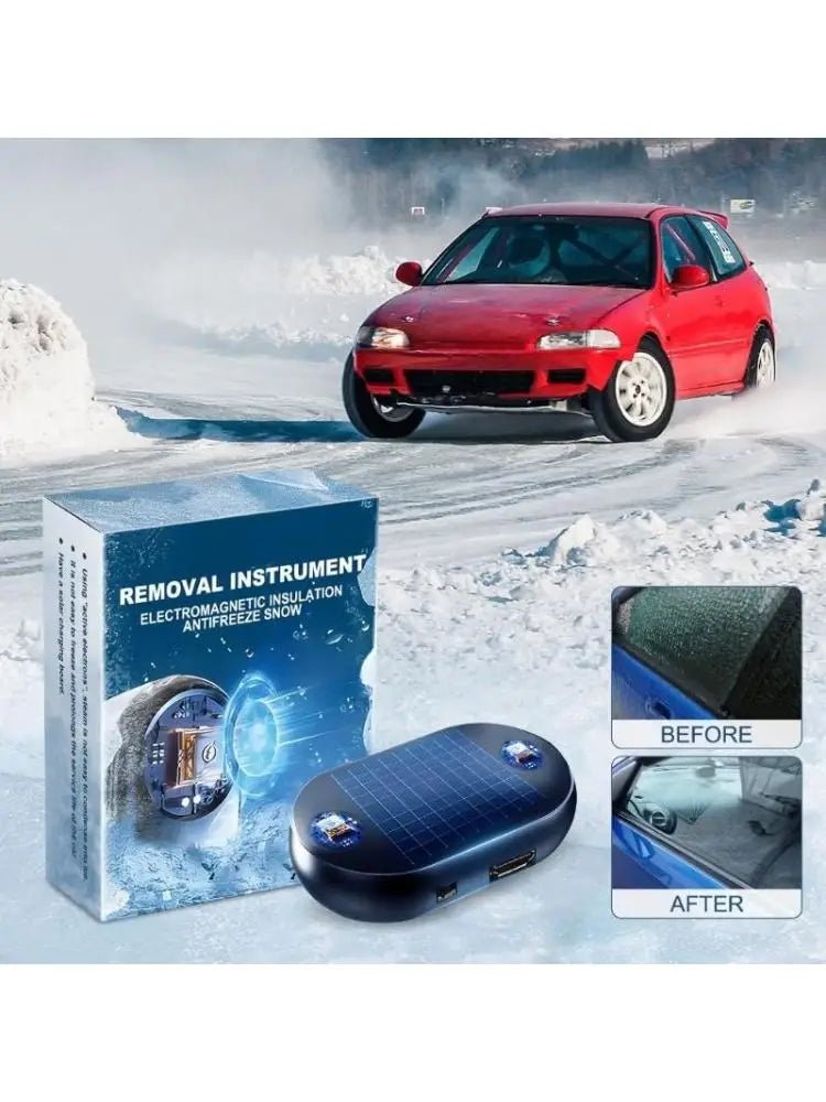 Electromagnetic Car Deicer For Ice Prevention And Automatic Defrosting Winter Use With Molecular Vibrations Technology 4pcs