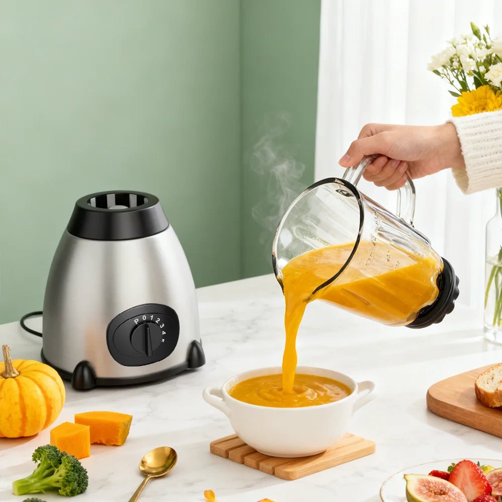 300W Fruit juicer home blender Multifunctional mixer with glass cup Compact Smoothie & Food Processing Blender Five-speed