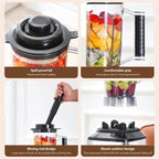 3 in 1 Electric Blender 9500W fuel Multifunctional mixed Juicer Smoothie Maker 3L + 1. 5l + 0.5L Container Food Processor boxer