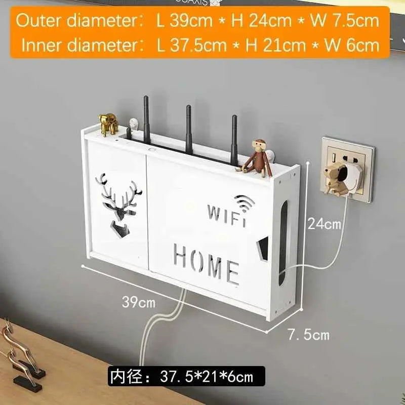 Wireless Wifi Router Shelf And Storage Box