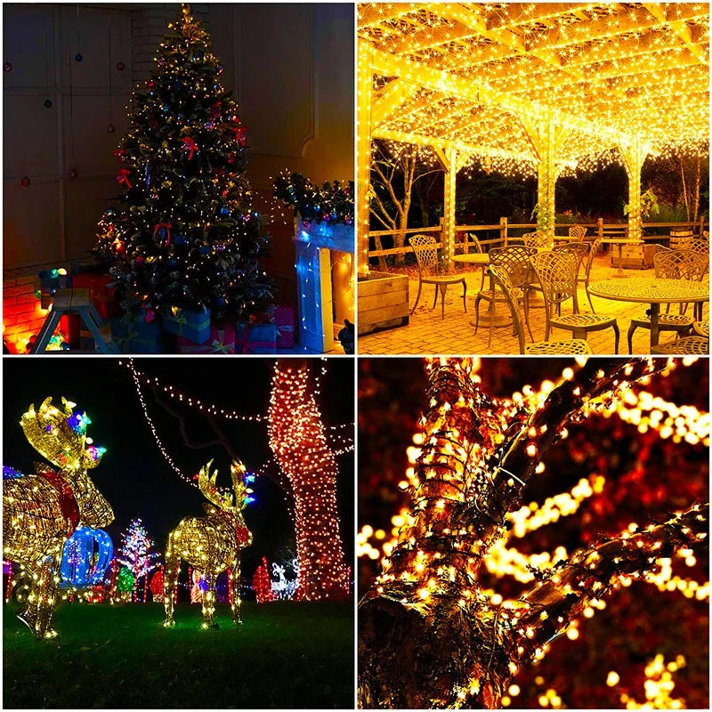 120FT 400LED Outdoor Solar Garden Light - Motionshop