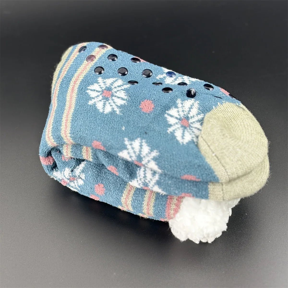 Thermal Winter Warm Slipper Socks Non Slip Grip Fluffy Fuzzy Slipper Socks Short Furry Monkey - Motionshop