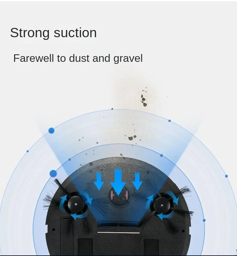 5-in-1 Wireless Smart Robot Vacuum Cleaner Multifunctional Super Quiet Vacuuming Mopping Humidifying For Home Use Home Appliance