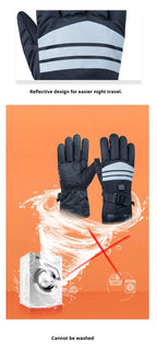 Electric Warm Winter Gloves Rechargeable Heat Gloves