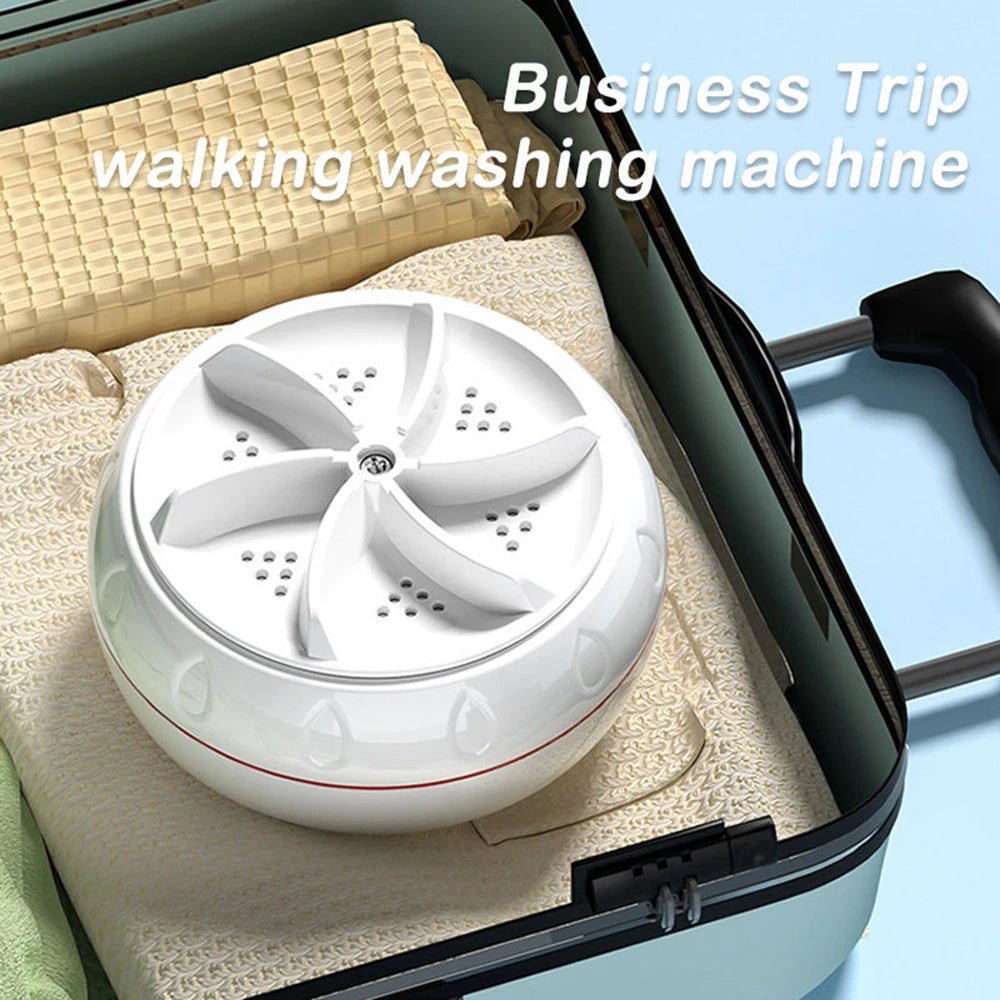 Mini Washing Machine Portable USB Rotating Turbo Fruit Ultrasonic Dishwasher For Clothes Home Kitchen Travel Remote Control