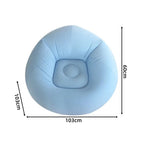 Inflatable Lazy Sofa Folding Portable Pvc Inflatable Air Chair for Living Room